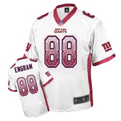 Elite Men's Evan Engram White Jersey - #88 Football New York Giants Drift Fashion