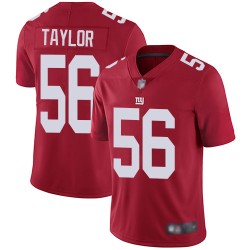 Limited Men's Lawrence Taylor Red Jersey - #56 Football New York Giants Inverted Legend