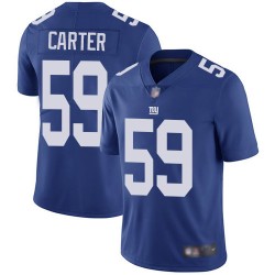 Limited Men's Lorenzo Carter Royal Blue Home Jersey - #59 Football New York Giants Vapor Untouchable