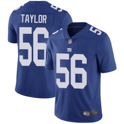 Limited Men's Lawrence Taylor Royal Blue Home Jersey - #56 Football New York Giants Vapor Untouchable