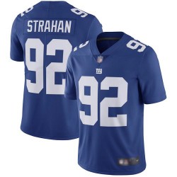 Limited Men's Michael Strahan Royal Blue Home Jersey - #92 Football New York Giants Vapor Untouchable