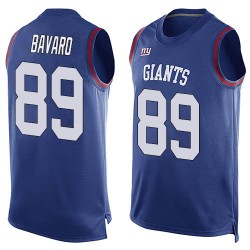 Limited Men's Mark Bavaro Royal Blue Jersey - #89 Football New York Giants Player Name & Number Tank Top