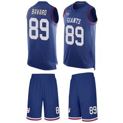 Limited Men's Mark Bavaro Royal Blue Jersey - #89 Football New York Giants Tank Top Suit