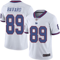 Limited Men's Mark Bavaro White Jersey - #89 Football New York Giants Rush Vapor Untouchable