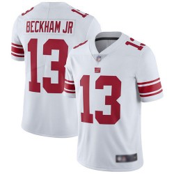 Limited Men's Odell Beckham Jr White Road Jersey - #13 Football New York Giants Vapor Untouchable