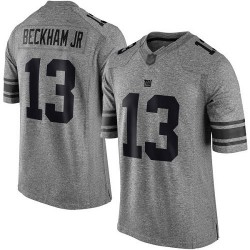 Limited Men's Odell Beckham Jr Gray Jersey - #13 Football New York Giants Gridiron