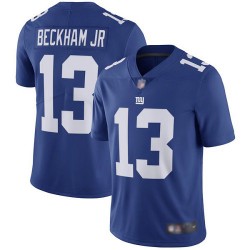 Limited Men's Odell Beckham Jr Royal Blue Home Jersey - #13 Football New York Giants Vapor Untouchable