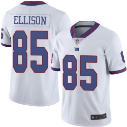 Limited Men's Rhett Ellison White Jersey - #85 Football New York Giants Rush Vapor Untouchable