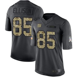 Limited Men's Rhett Ellison Black Jersey - #85 Football New York Giants 2016 Salute to Service