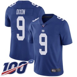Limited Men's Riley Dixon Royal Blue Home Jersey - #9 Football New York Giants 100th Season Vapor Untouchable