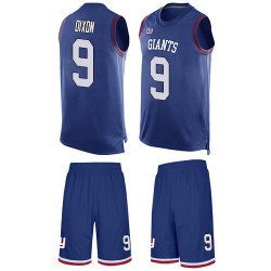 Limited Men's Riley Dixon Royal Blue Jersey - #9 Football New York Giants Tank Top Suit