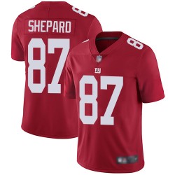 Limited Men's Sterling Shepard Red Jersey - #87 Football New York Giants Inverted Legend
