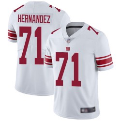 Limited Men's Will Hernandez White Road Jersey - #71 Football New York Giants Vapor Untouchable