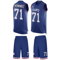 Limited Men's Will Hernandez Royal Blue Jersey - #71 Football New York Giants Tank Top Suit
