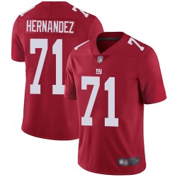 Limited Men's Will Hernandez Red Jersey - #71 Football New York Giants Inverted Legend