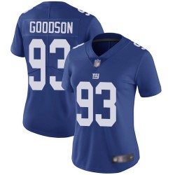 Limited Women's B.J. Goodson Royal Blue Home Jersey - #93 Football New York Giants Vapor Untouchable