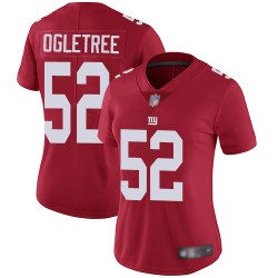 Limited Women's Alec Ogletree Red Jersey - #52 Football New York Giants Inverted Legend