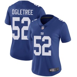 Limited Women's Alec Ogletree Royal Blue Home Jersey - #52 Football New York Giants Vapor Untouchable