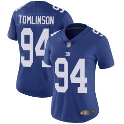 Limited Women's Dalvin Tomlinson Royal Blue Home Jersey - #94 Football New York Giants Vapor Untouchable