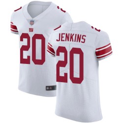 Elite Men's Janoris Jenkins White Road Jersey - #20 Football New York Giants Vapor Untouchable