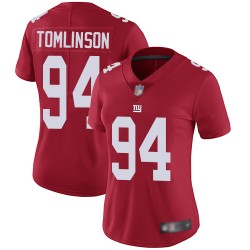 Limited Women's Dalvin Tomlinson Red Jersey - #94 Football New York Giants Inverted Legend