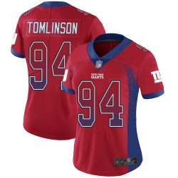 Limited Women's Dalvin Tomlinson Red Jersey - #94 Football New York Giants Rush Drift Fashion