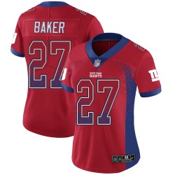 Limited Women's Deandre Baker Red Jersey - #27 Football New York Giants Rush Drift Fashion
