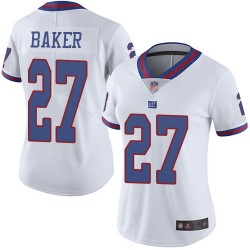 Limited Women's Deandre Baker White Jersey - #27 Football New York Giants Rush Vapor Untouchable