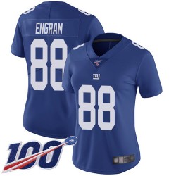 Limited Women's Evan Engram Royal Blue Home Jersey - #88 Football New York Giants 100th Season Vapor Untouchable