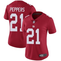 Limited Women's Jabrill Peppers Red Jersey - #21 Football New York Giants Inverted Legend