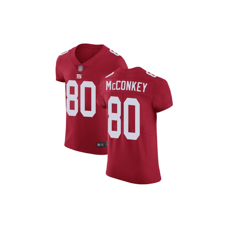 Elite Men's Phil McConkey Red Alternate Jersey - #80 Football New ...