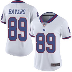 Limited Women's Mark Bavaro White Jersey - #89 Football New York Giants Rush Vapor Untouchable