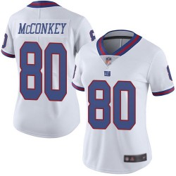 Limited Women's Phil McConkey White Jersey - #80 Football New York Giants Rush Vapor Untouchable