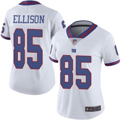 Limited Women's Rhett Ellison White Jersey - #85 Football New York Giants Rush Vapor Untouchable