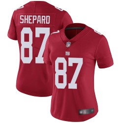Limited Women's Sterling Shepard Red Jersey - #87 Football New York Giants Inverted Legend