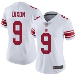 Limited Women's Riley Dixon White Road Jersey - #9 Football New York Giants Vapor Untouchable