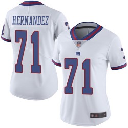 Limited Women's Will Hernandez White Jersey - #71 Football New York Giants Rush Vapor Untouchable