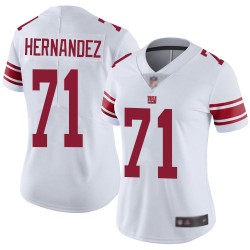 Limited Women's Will Hernandez White Road Jersey - #71 Football New York Giants Vapor Untouchable