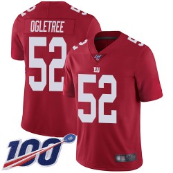 Limited Youth Alec Ogletree Red Jersey - #52 Football New York Giants 100th Season Inverted Legend
