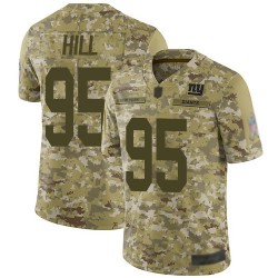 Limited Youth B.J. Hill Camo Jersey - #95 Football New York Giants 2018 Salute to Service