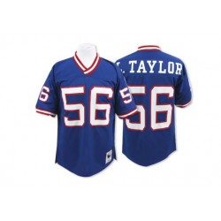 Authentic Men's Lawrence Taylor Royal Blue Home Jersey - #56 Football New York Giants Throwback