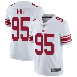 Limited Youth B.J. Hill White Road Jersey - #95 Football New York Giants Vapor Untouchable