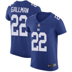 Elite Men's Wayne Gallman Royal Blue Home Jersey - #22 Football New York Giants Vapor Untouchable