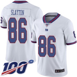 Limited Youth Darius Slayton White Jersey - #86 Football New York Giants 100th Season Rush Vapor Untouchable