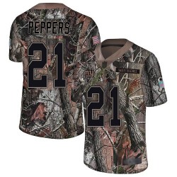 Limited Youth Jabrill Peppers Camo Jersey - #21 Football New York Giants Rush Realtree