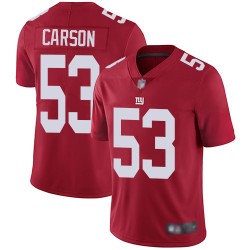 Limited Youth Harry Carson Red Jersey - #53 Football New York Giants Inverted Legend