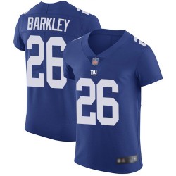 Elite Men's Saquon Barkley Royal Blue Home Jersey - #26 Football New York Giants Vapor Untouchable