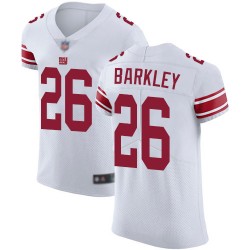 Elite Men's Saquon Barkley White Road Jersey - #26 Football New York Giants Vapor Untouchable