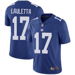 Limited Youth Kyle Lauletta Royal Blue Home Jersey - #17 Football New York Giants Vapor Untouchable