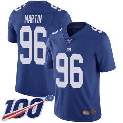 Limited Youth Kareem Martin Royal Blue Home Jersey - #96 Football New York Giants 100th Season Vapor Untouchable